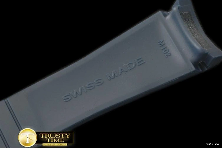 0327 ROLACC021C – Dark Blue Rubber Strap 20 18 with Insignia Clasp Compact 837